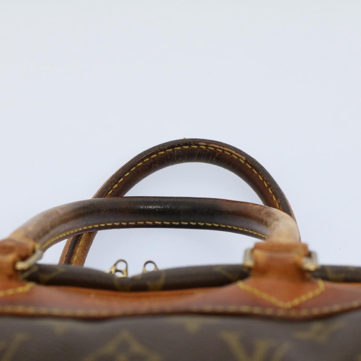 LOUIS VUITTON Monogram Deauville Hand Bag M47270 LV Auth 53935