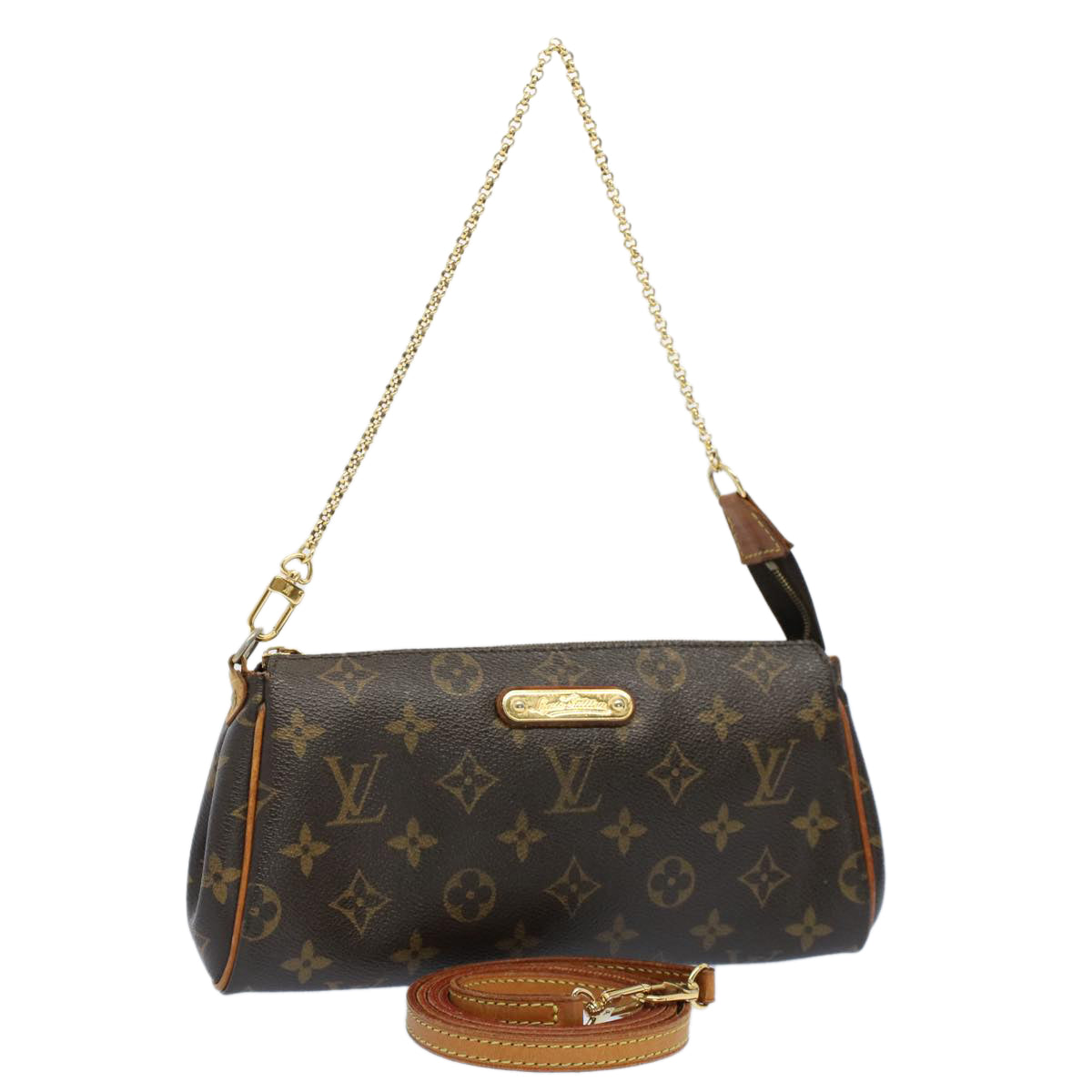 LOUIS VUITTON Monogram Eva Shoulder Bag 2way M95567 LV Auth 53947