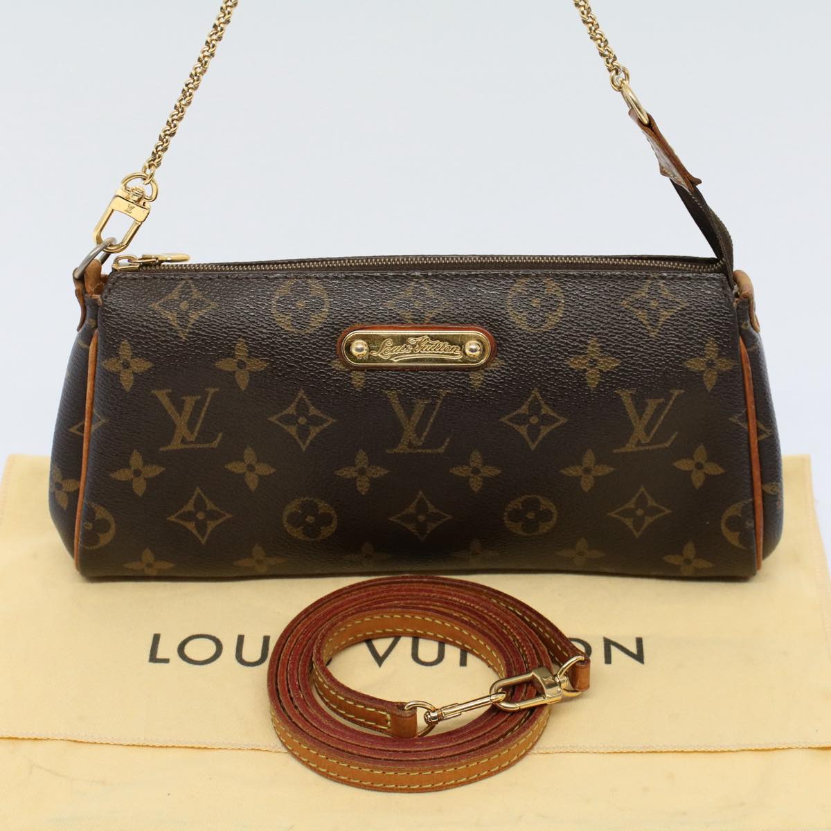 LOUIS VUITTON Monogram Eva Shoulder Bag 2way M95567 LV Auth 53947