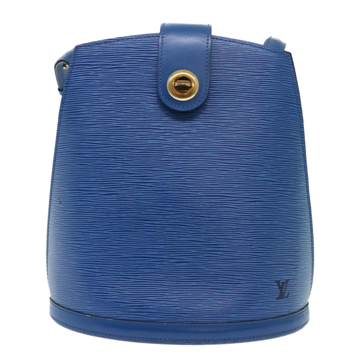 LOUIS VUITTON Epi Cluny Shoulder Bag Blue M52255 LV Auth 53959