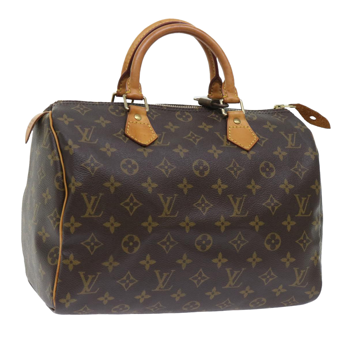 LOUIS VUITTON Monogram Speedy 30 Hand Bag M41526 LV Auth 53968