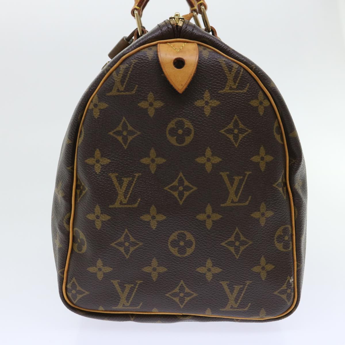 LOUIS VUITTON Monogram Speedy 30 Hand Bag M41526 LV Auth 53968