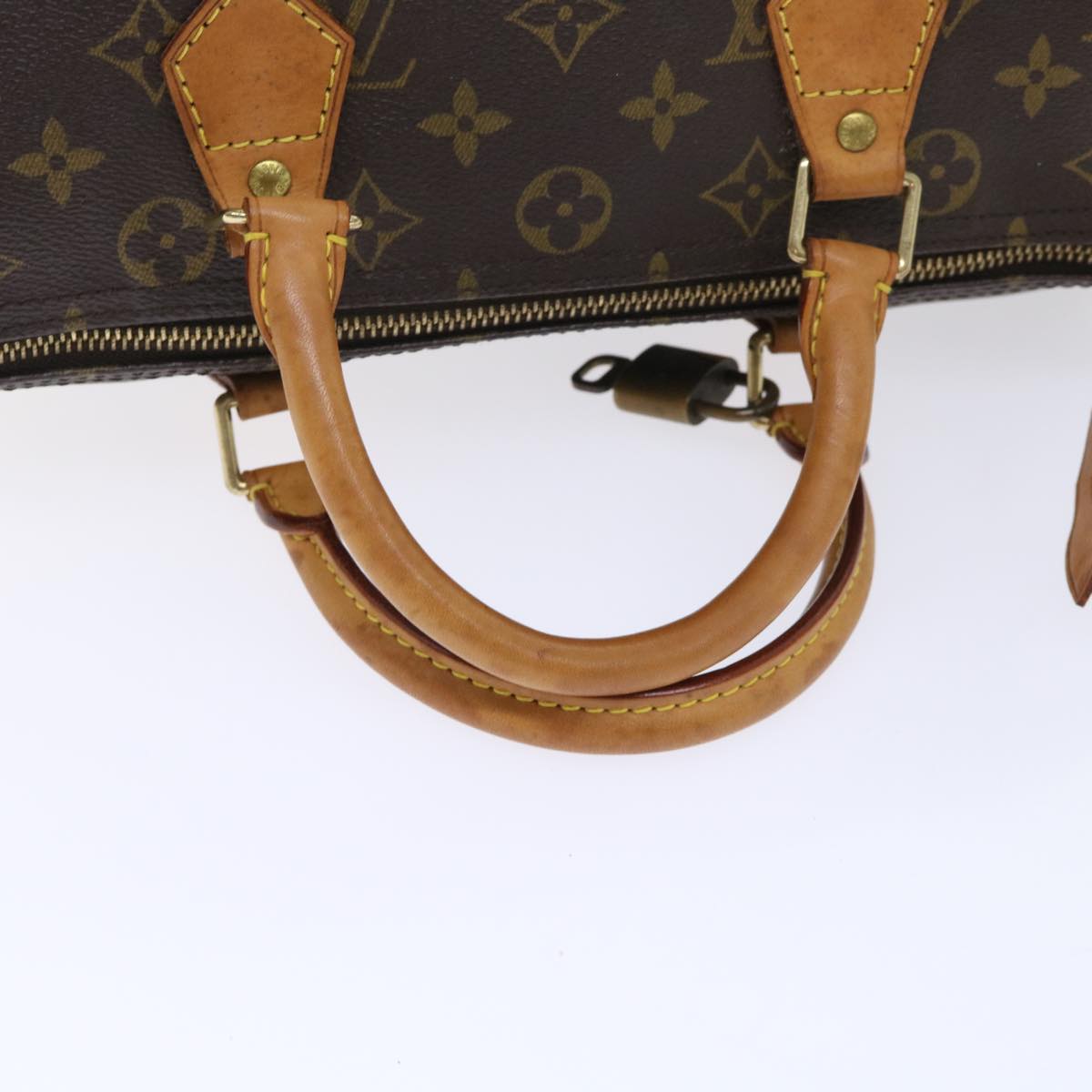 LOUIS VUITTON Monogram Speedy 30 Hand Bag M41526 LV Auth 53968