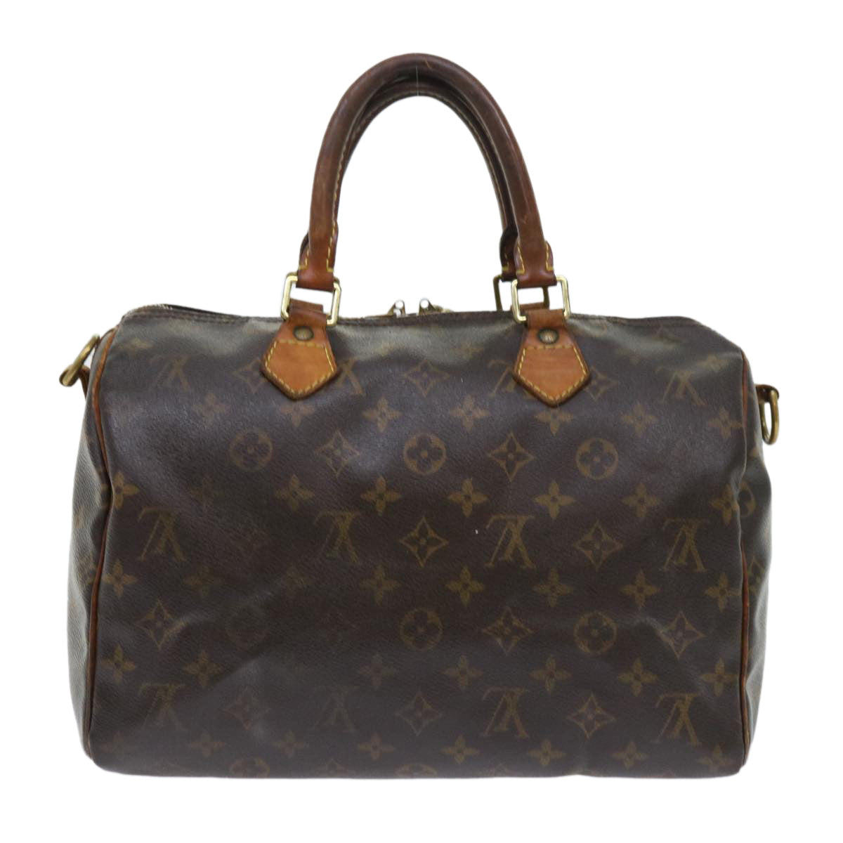 LOUIS VUITTON Monogram Speedy Bandouliere 30 Hand Bag M40391 LV Auth 53969