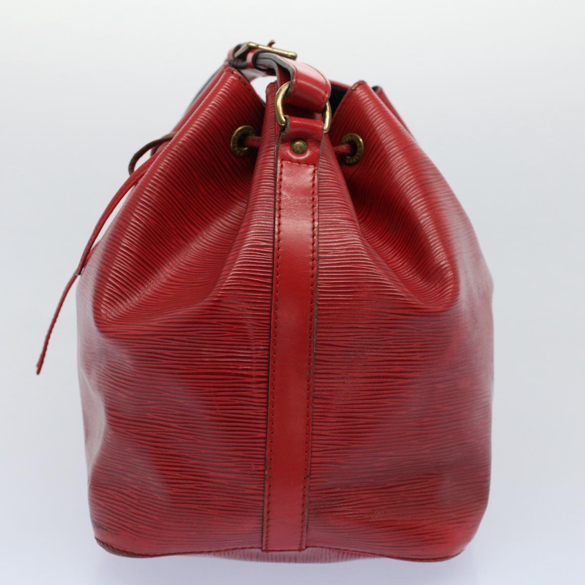 LOUIS VUITTON Epi Petit Noe Shoulder Bag Red M44107 LV Auth 53986