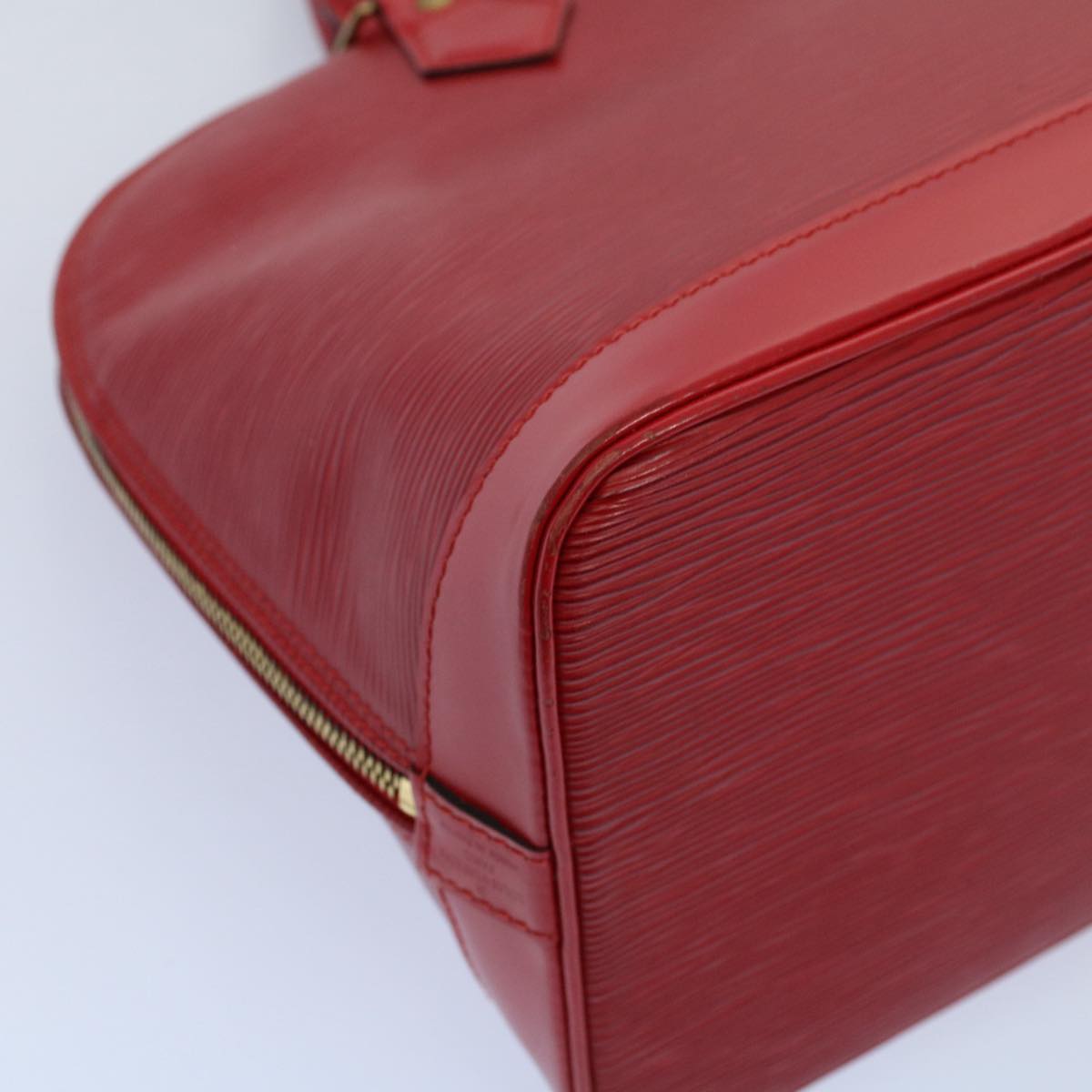 LOUIS VUITTON Epi Alma Hand Bag Castilian Red M52147 LV Auth 53991