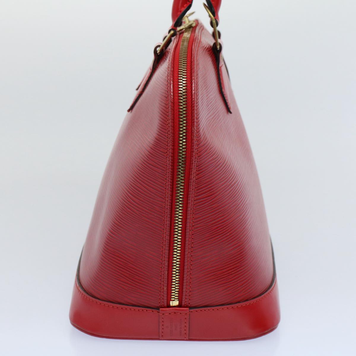 LOUIS VUITTON Epi Alma Hand Bag Castilian Red M52147 LV Auth 53991