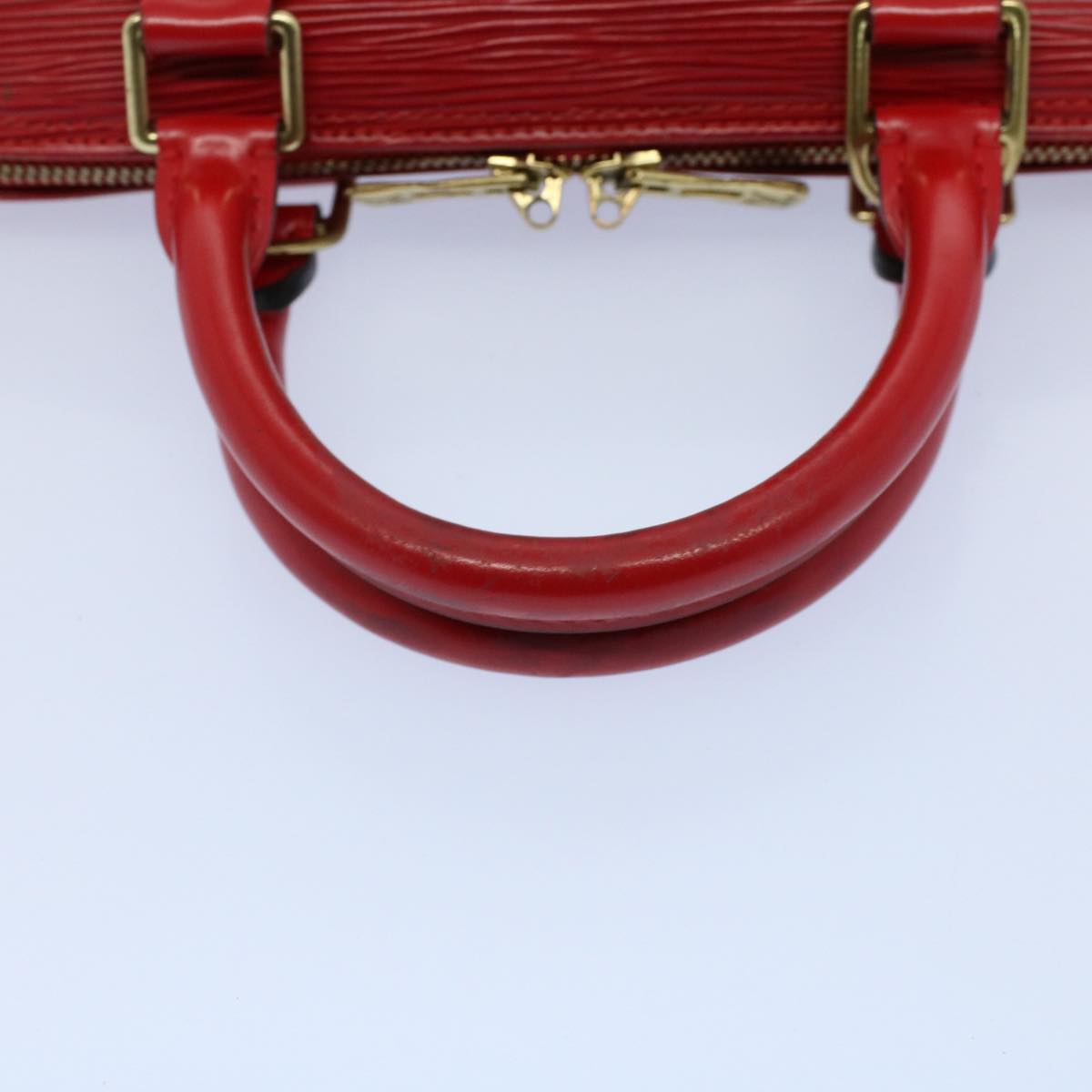 LOUIS VUITTON Epi Alma Hand Bag Castilian Red M52147 LV Auth 53991