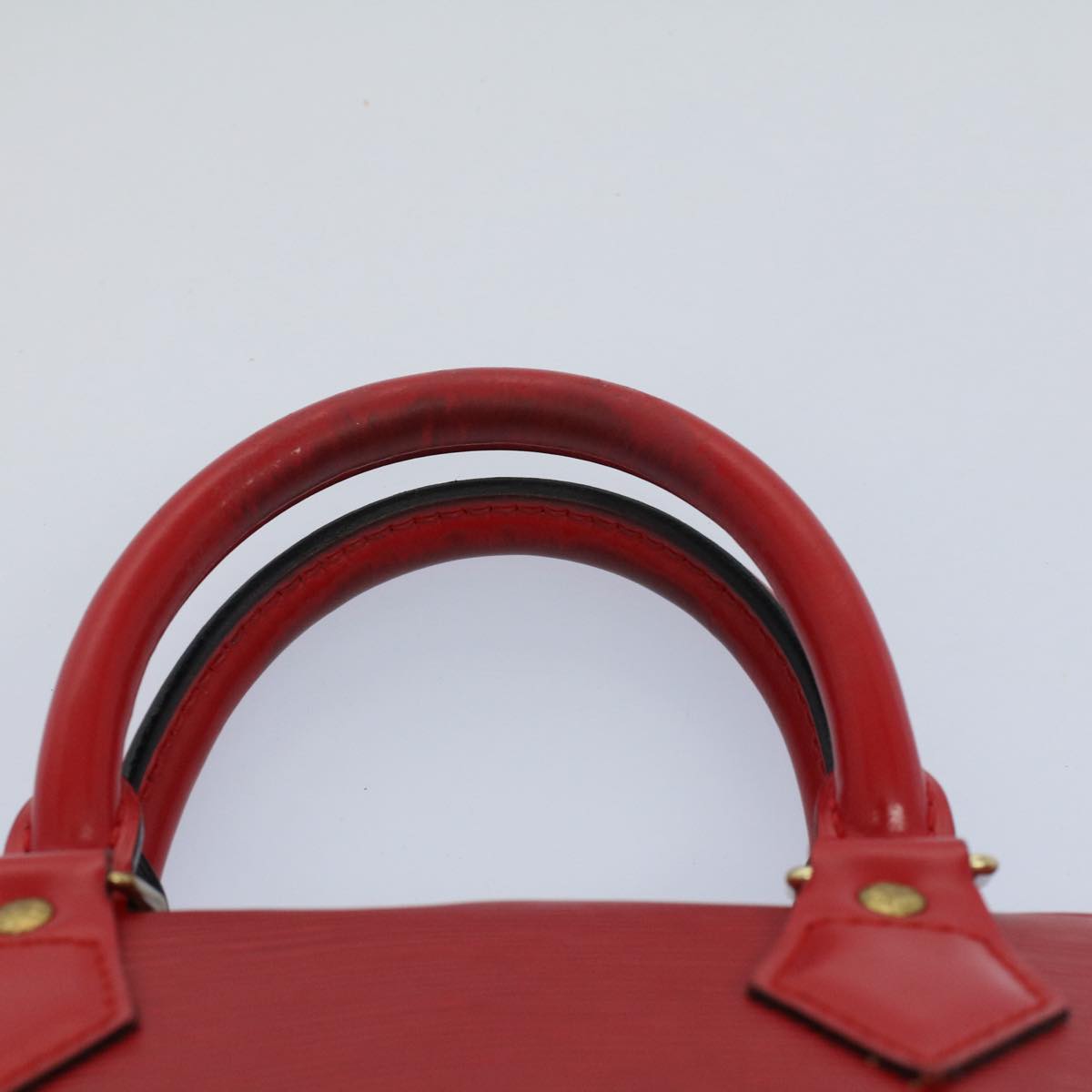 LOUIS VUITTON Epi Alma Hand Bag Castilian Red M52147 LV Auth 53991