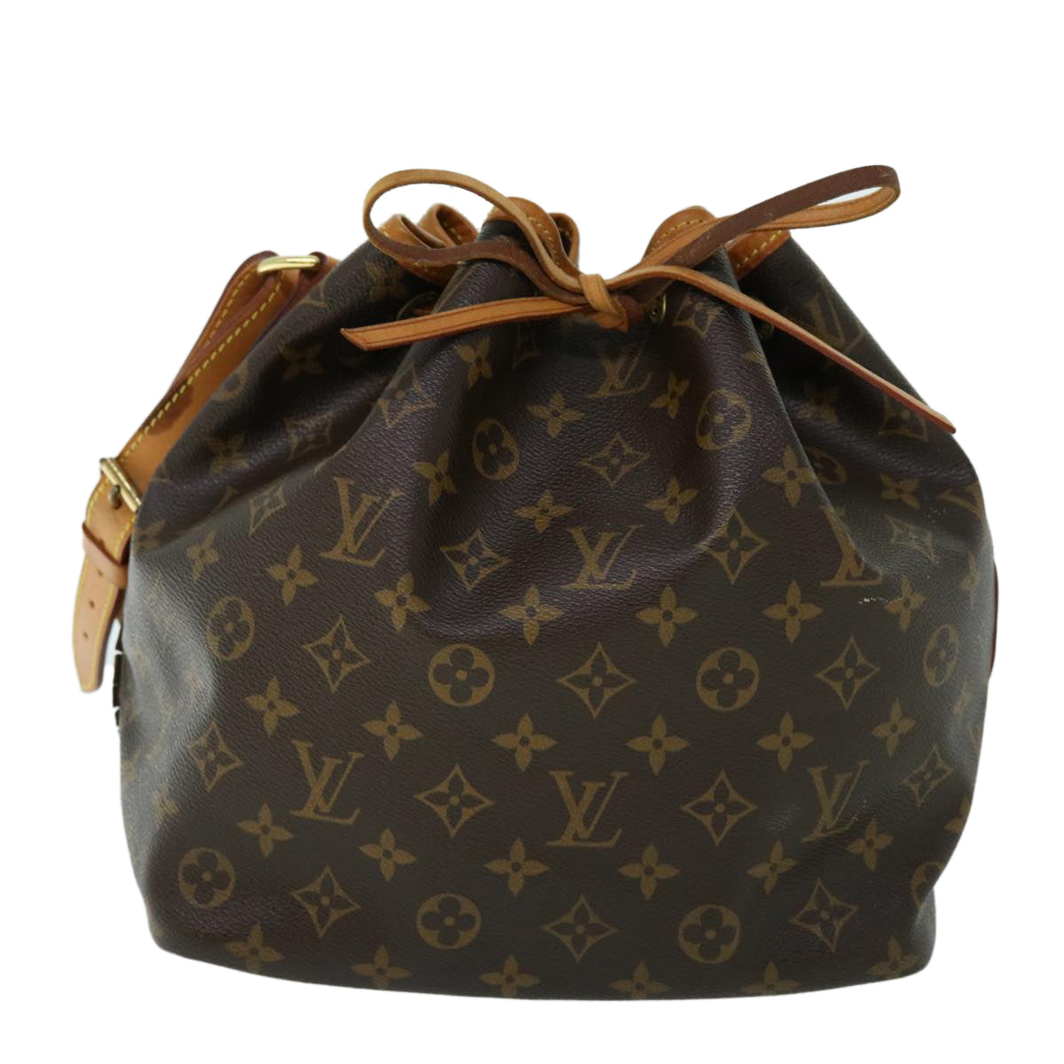 LOUIS VUITTON Monogram Petit Noe Shoulder Bag M42226 LV Auth 53999