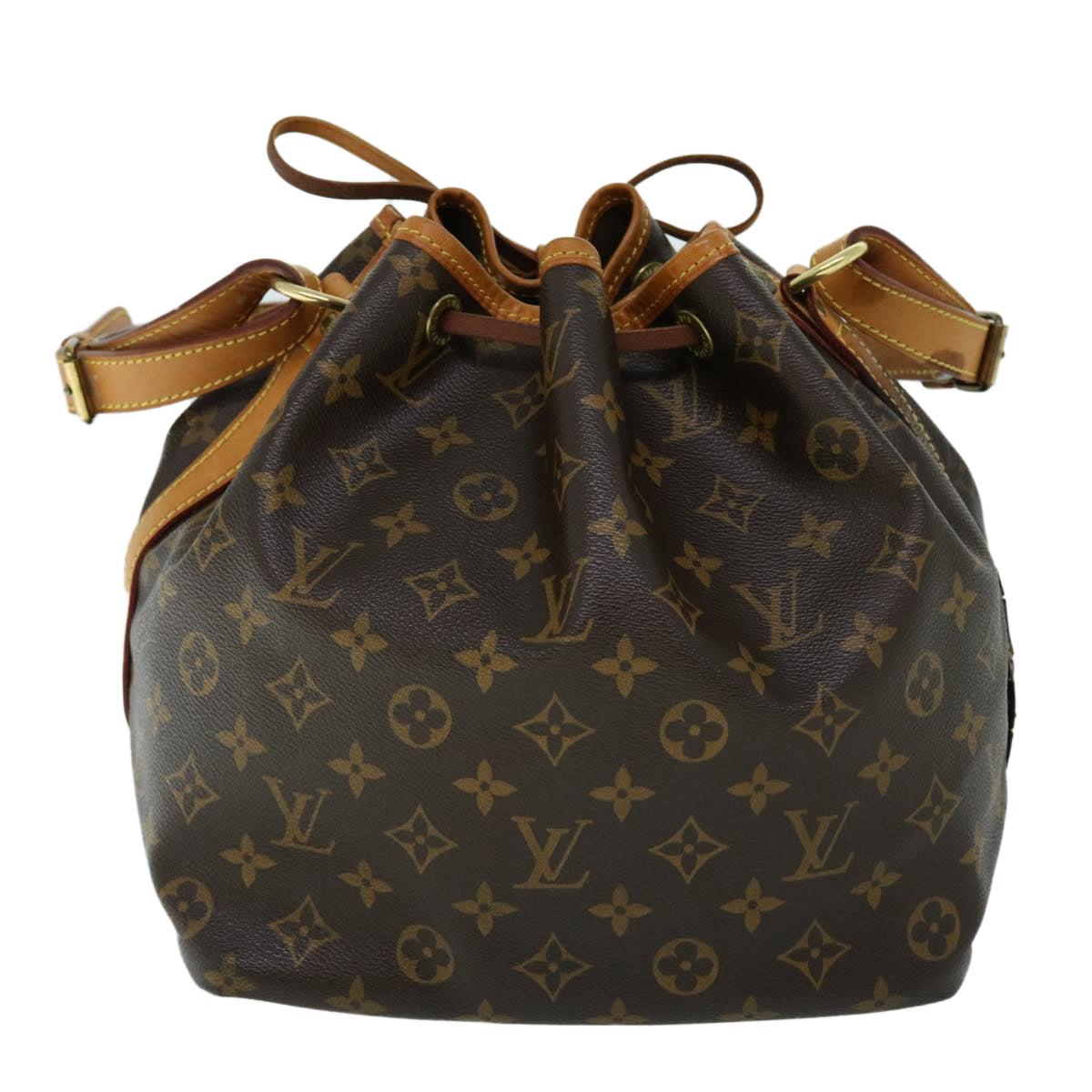 LOUIS VUITTON Monogram Petit Noe Shoulder Bag M42226 LV Auth 53999