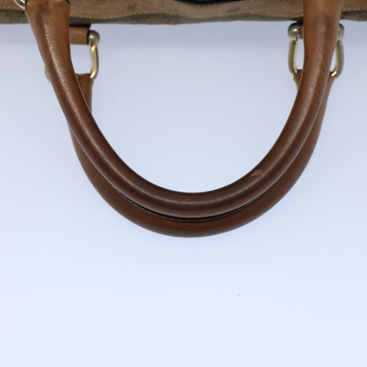 CELINE Macadam Canvas Hand Bag Brown Auth 54043