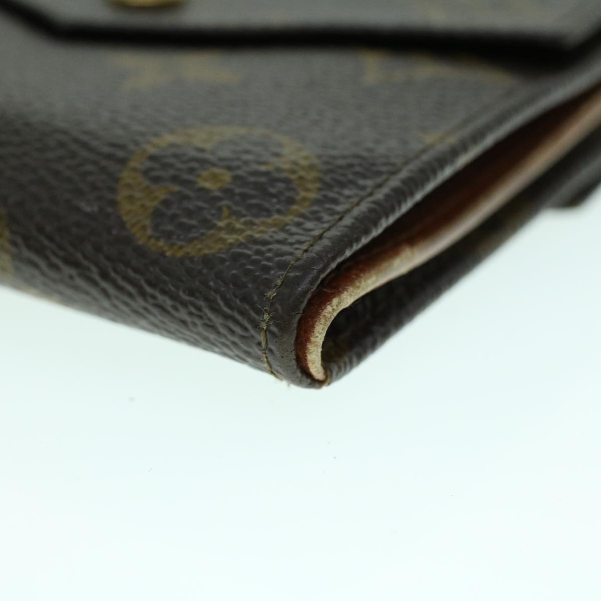 LOUIS VUITTON Monogram Portefeuille Elise Wallet M61654 LV Auth 54079