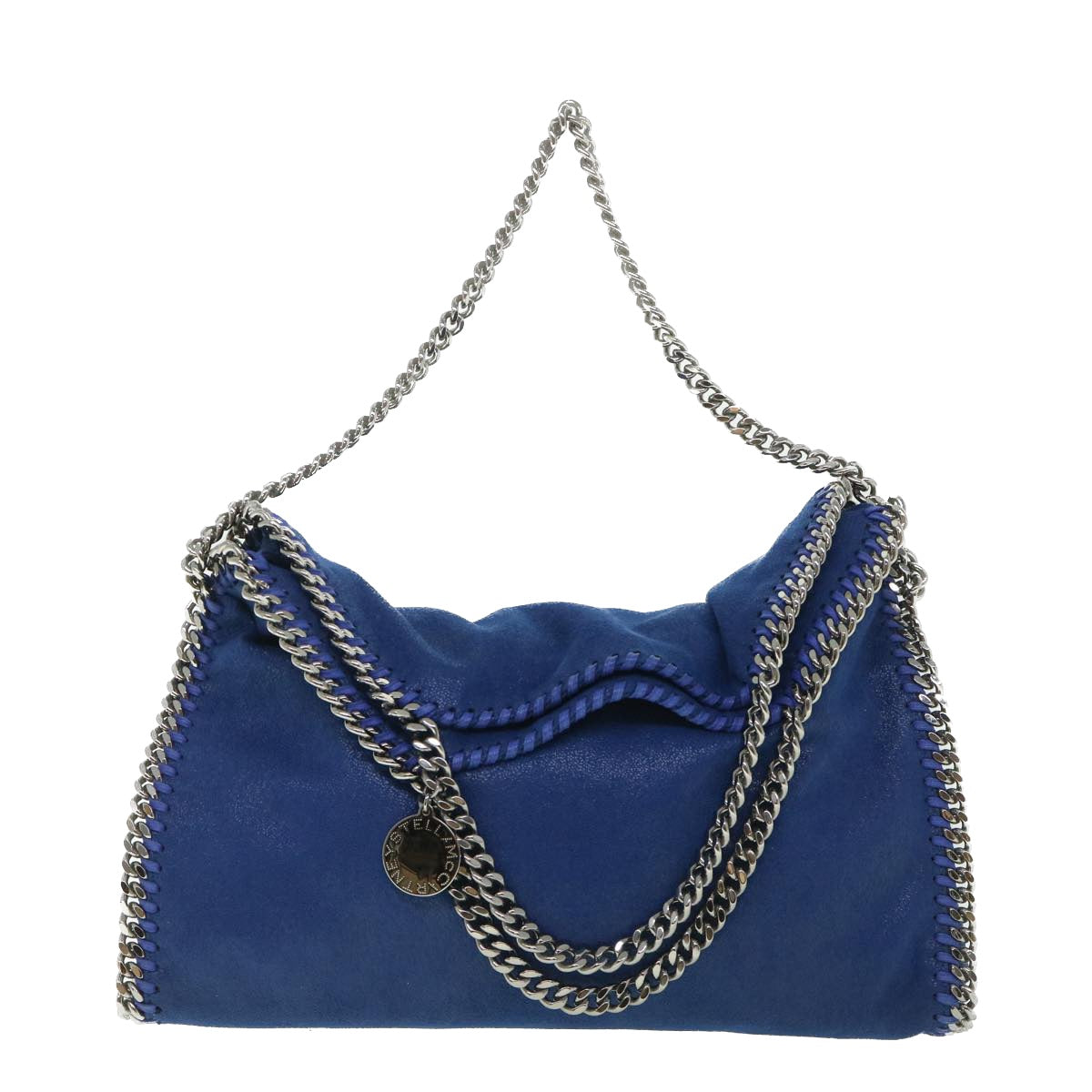 Stella MacCartney Chain Falabella Tote Bag polyester Blue Auth 54105