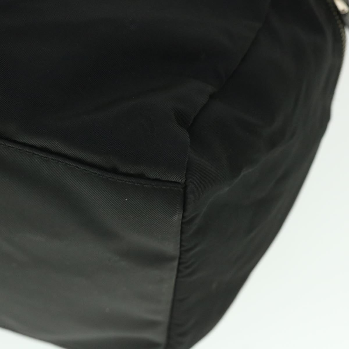 PRADA Hand Bag Nylon Black Auth 54145