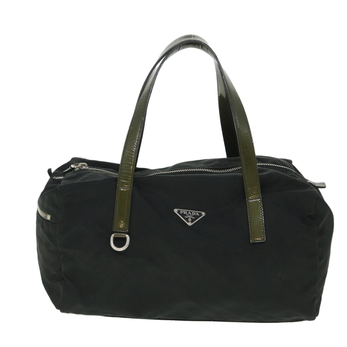 PRADA Hand Bag Nylon Black Auth 54145 - 0