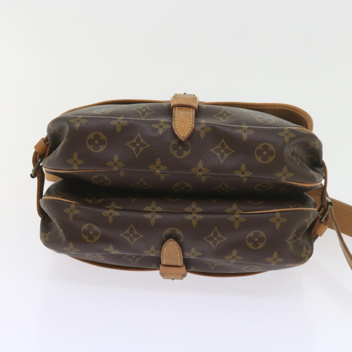 LOUIS VUITTON Monogram Saumur 30 Shoulder Bag M42256 LV Auth 54147