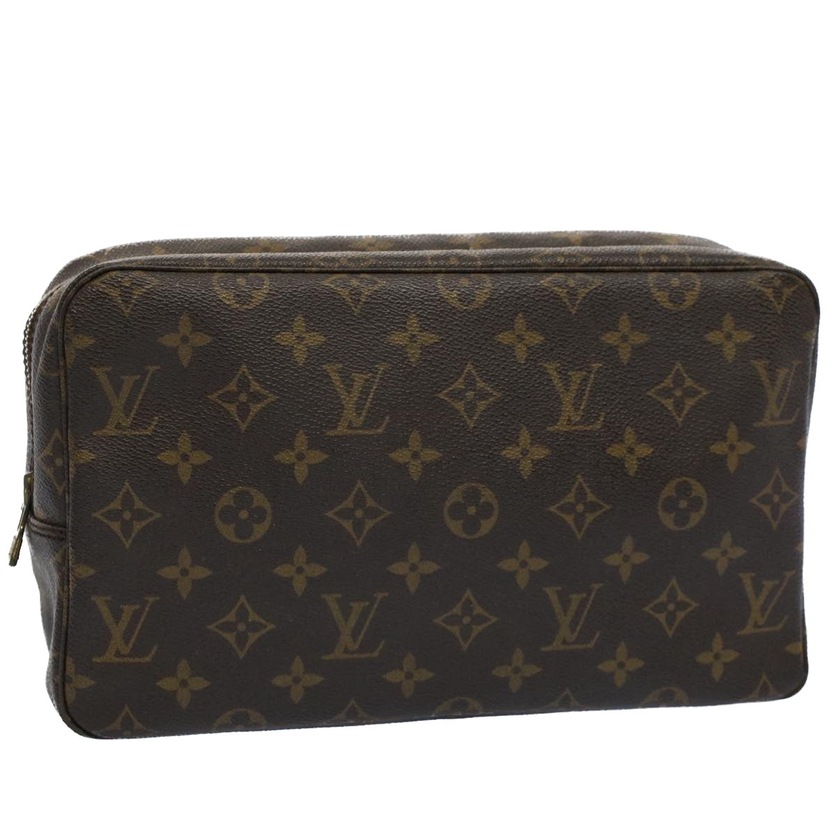 LOUIS VUITTON Monogram Trousse Toilette 28 Clutch Bag M47522 LV Auth 54160