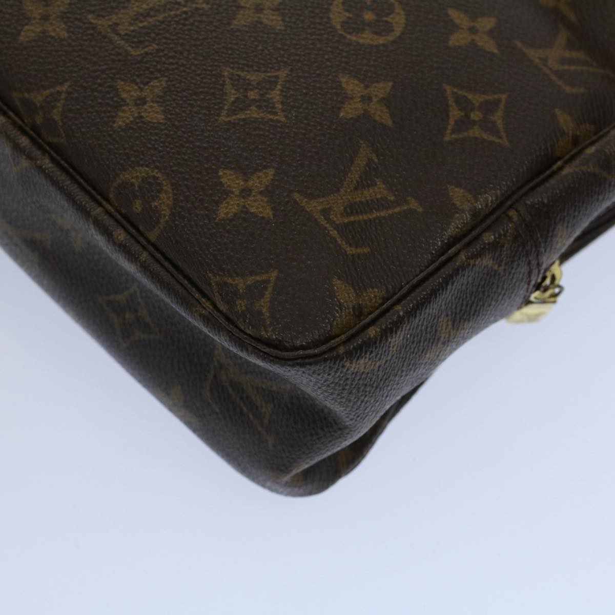 LOUIS VUITTON Monogram Trousse Toilette 28 Clutch Bag M47522 LV Auth 54163