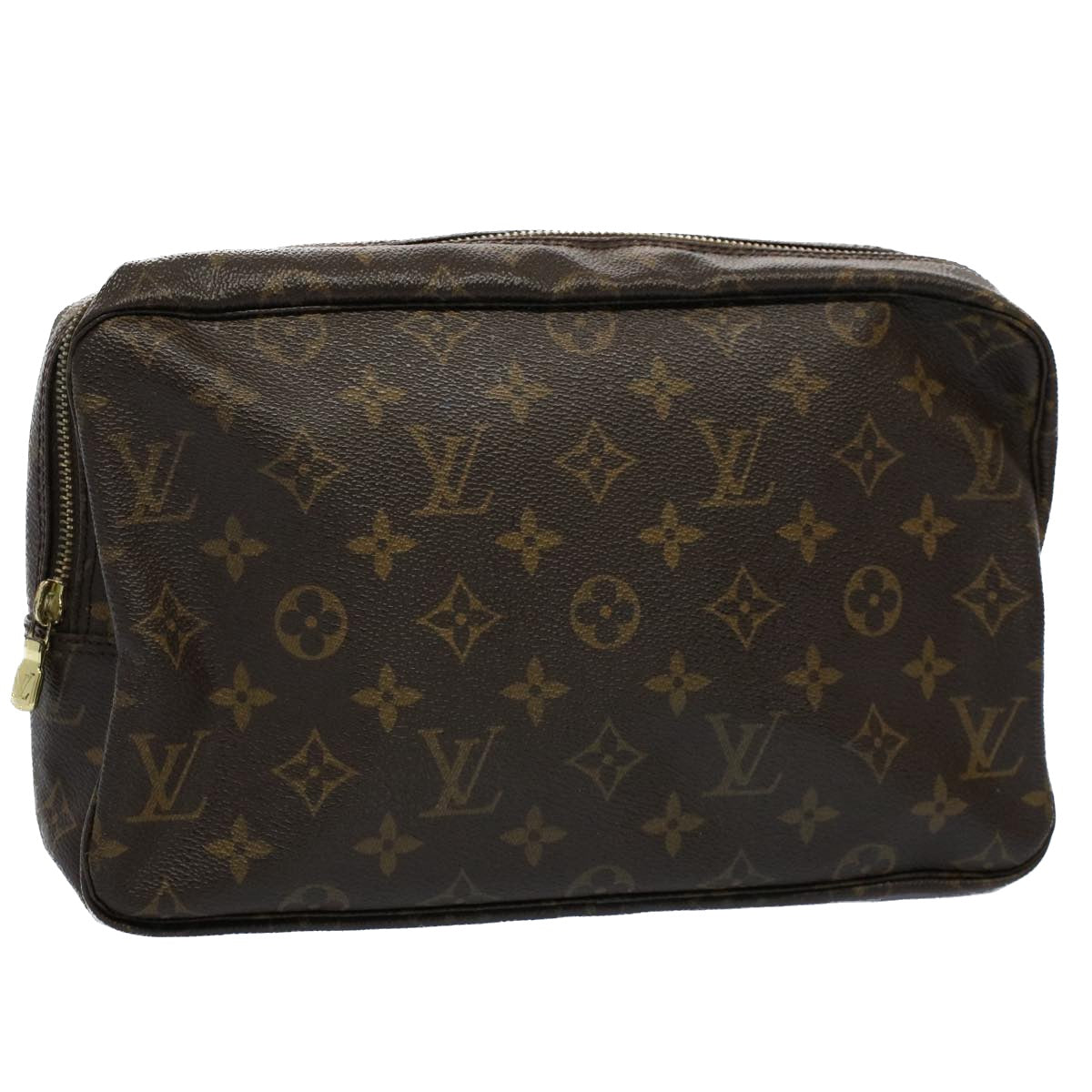 LOUIS VUITTON Monogram Trousse Toilette 28 Clutch Bag M47522 LV Auth 54163