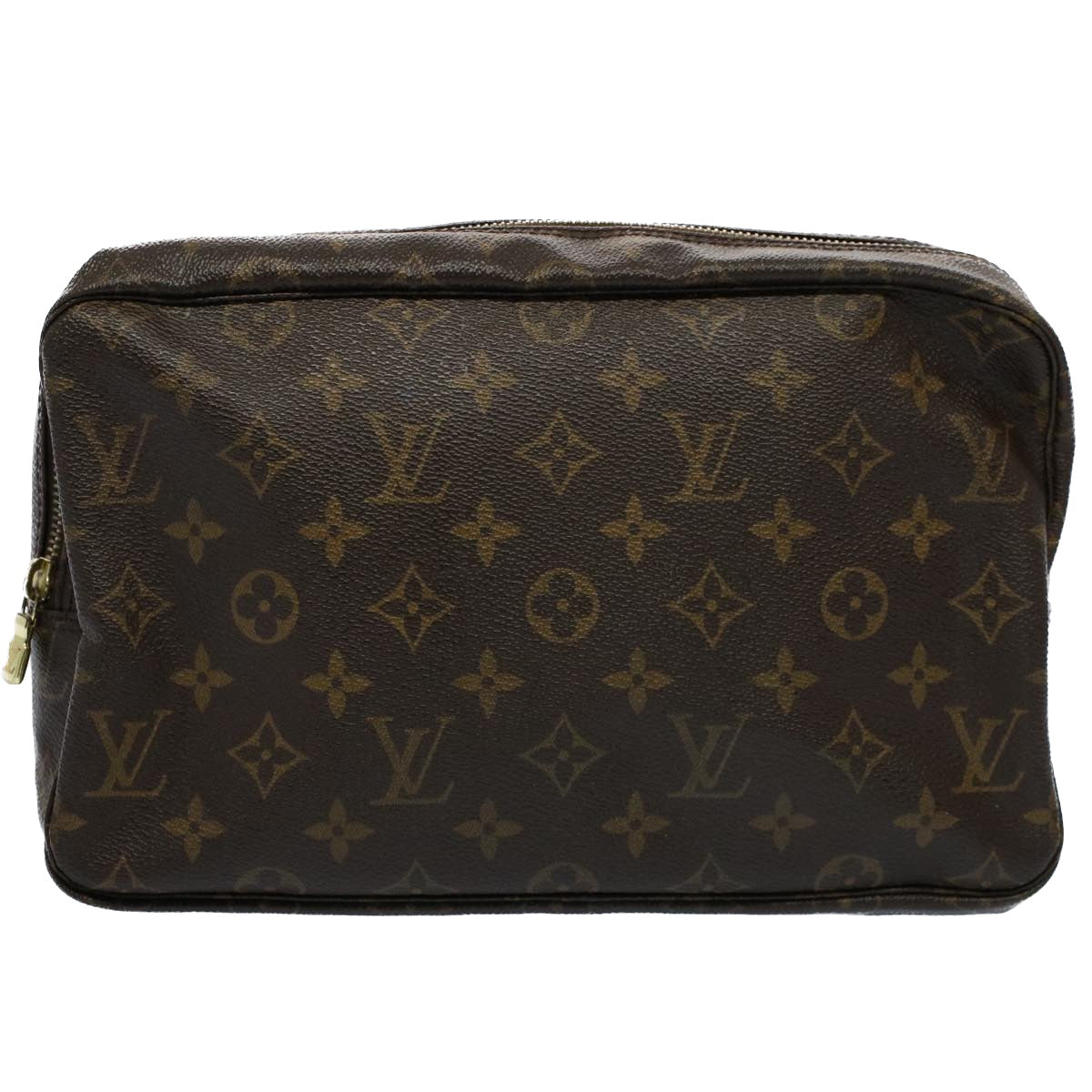 LOUIS VUITTON Monogram Trousse Toilette 28 Clutch Bag M47522 LV Auth 54163