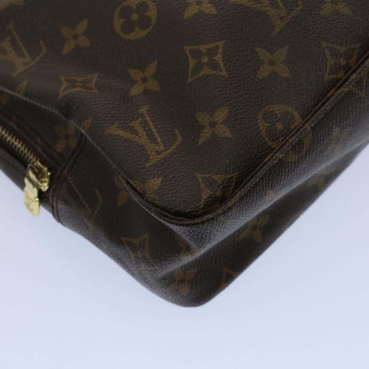 LOUIS VUITTON Monogram Trousse Toilette 28 Clutch Bag M47522 LV Auth 54163