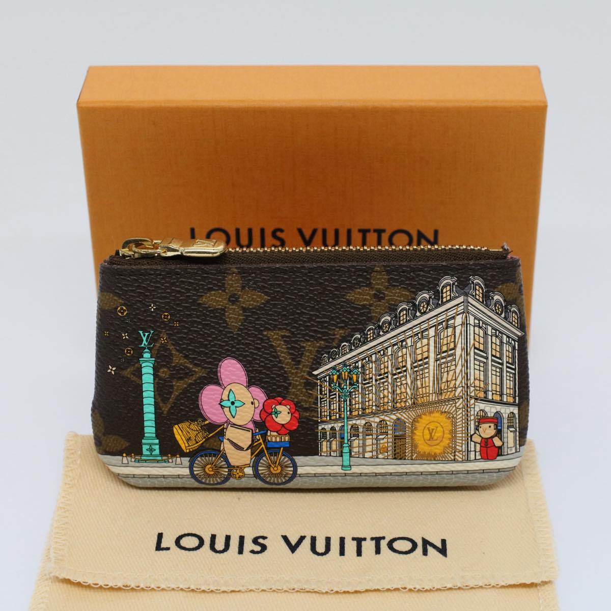 LOUIS VUITTON Monogram Vivienne Pochette Cles Coin Purse M81639 LV Auth 54164