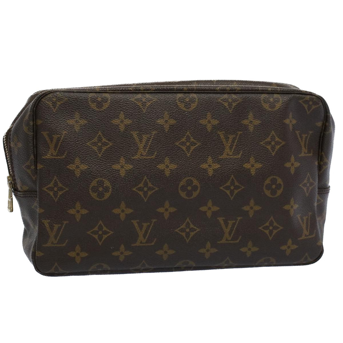 LOUIS VUITTON Monogram Trousse Toilette 28 Clutch Bag M47522 LV Auth 54170