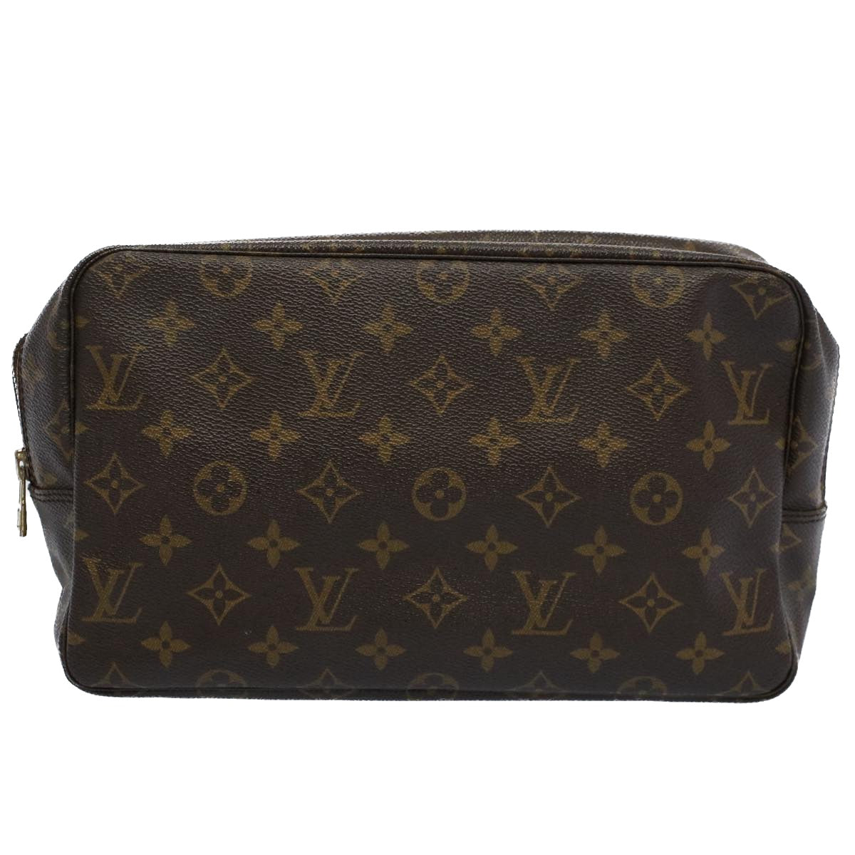 LOUIS VUITTON Monogram Trousse Toilette 28 Clutch Bag M47522 LV Auth 54170