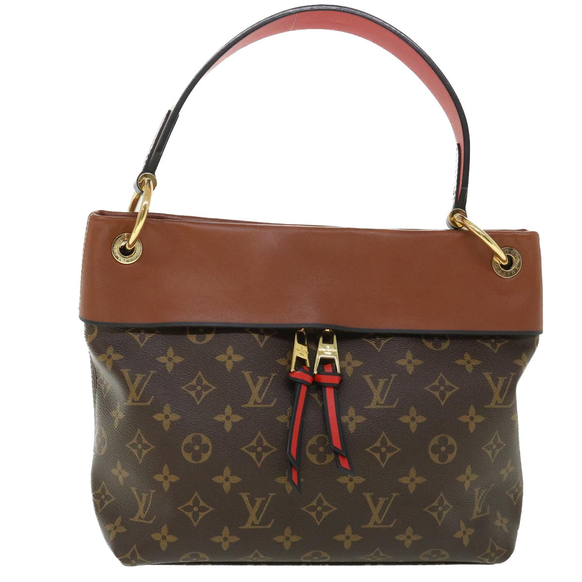 LOUIS VUITTON Monogram Tuile Reevess Shoulder Bag 2way M43157 LV Auth 54172A