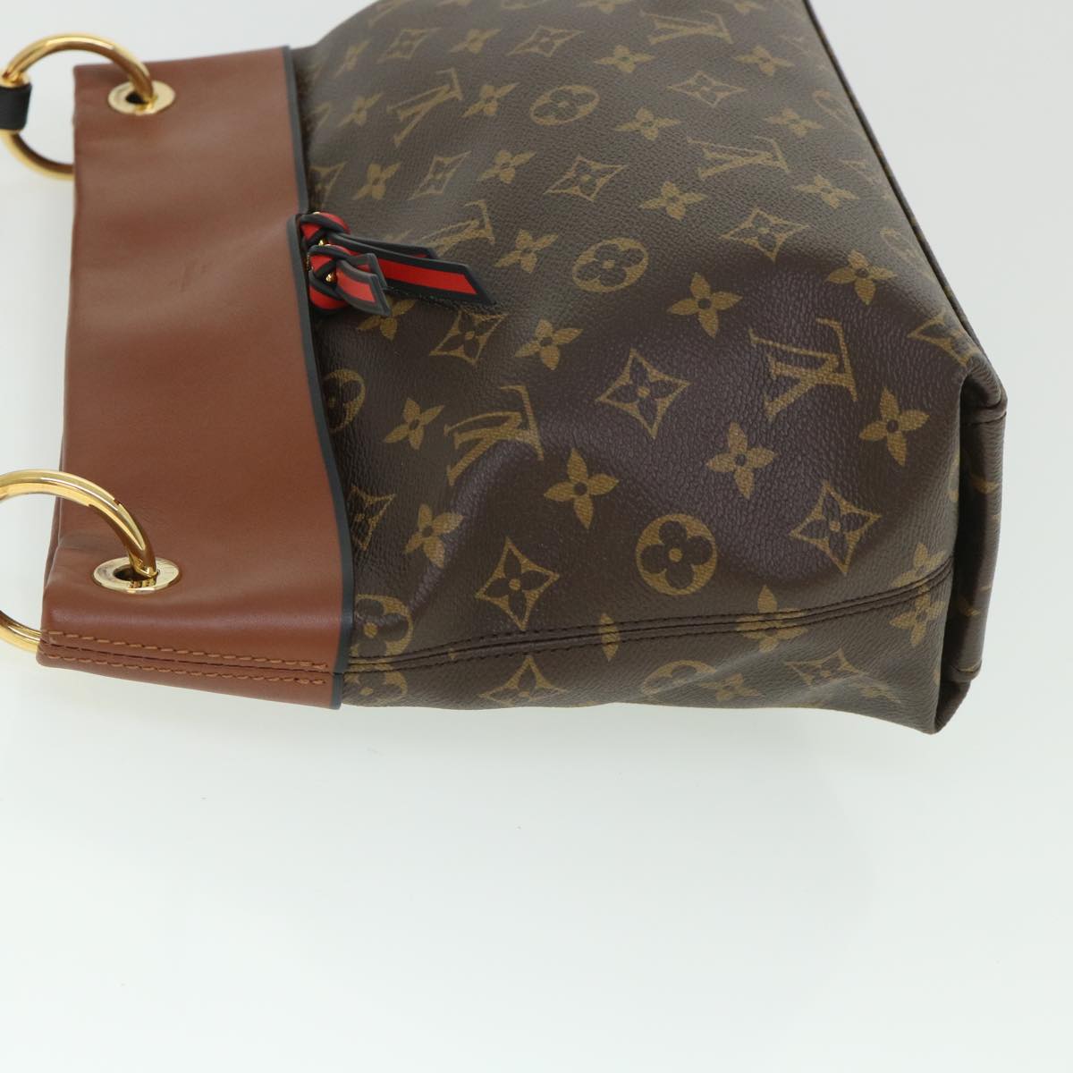 LOUIS VUITTON Monogram Tuile Reevess Shoulder Bag 2way M43157 LV Auth 54172A