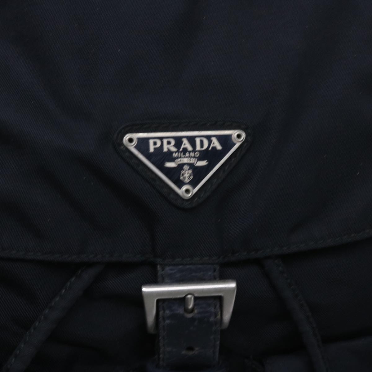 PRADA Backpack Nylon Black Auth 54189