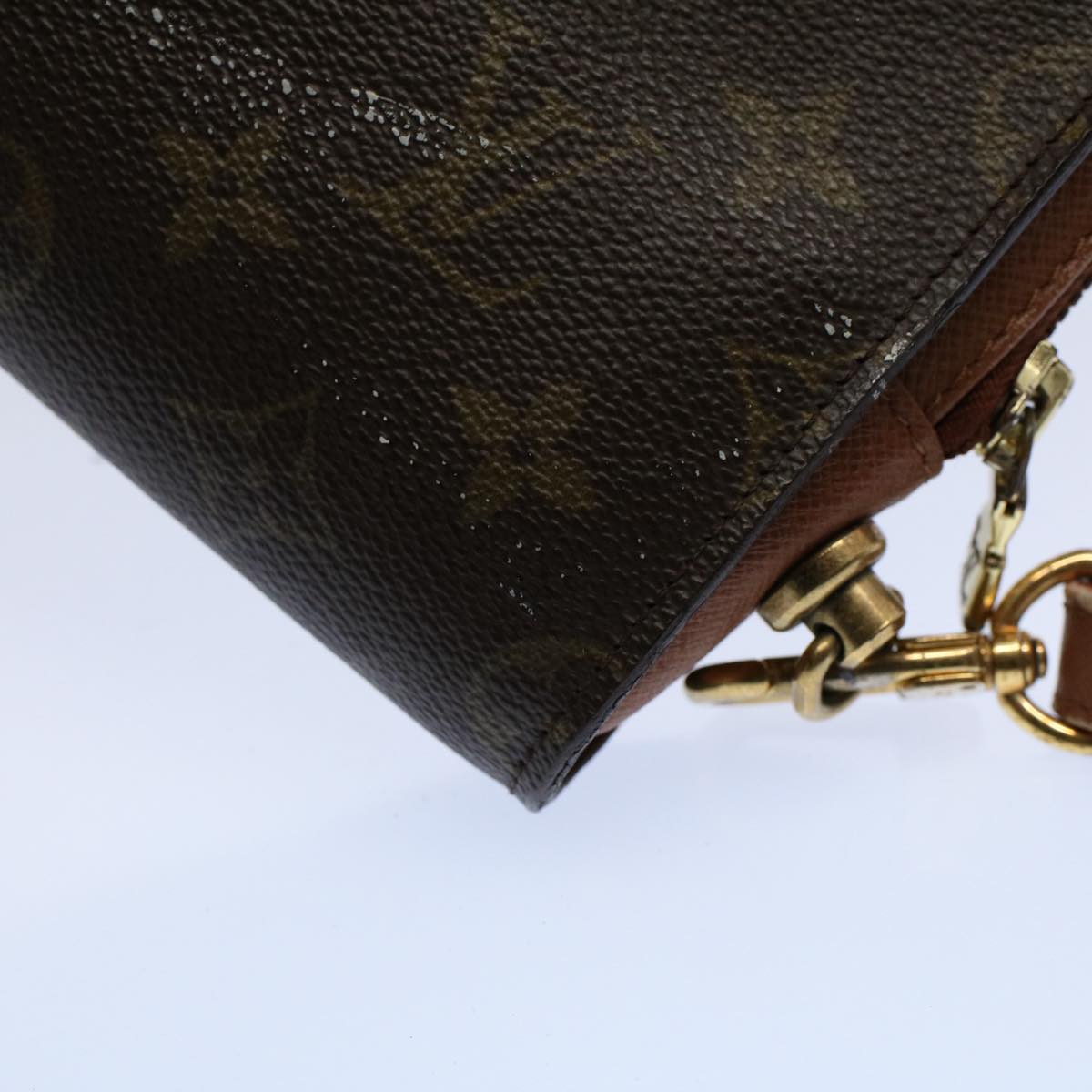 LOUIS VUITTON Monogram Orsay Clutch Bag M51790 LV Auth 54200