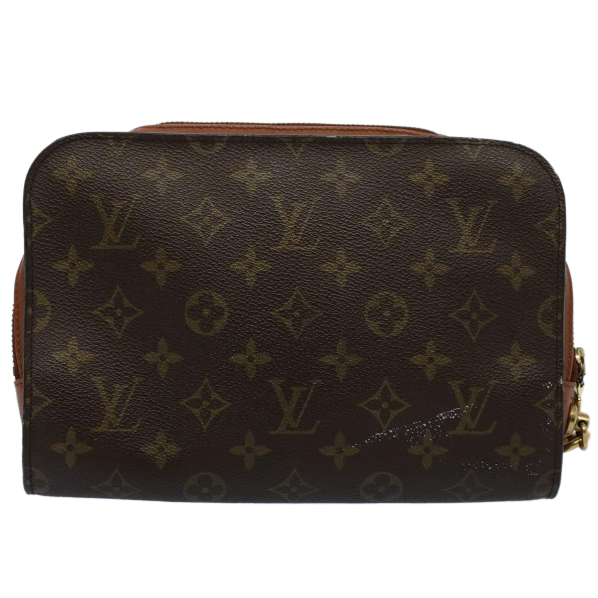 LOUIS VUITTON Monogram Orsay Clutch Bag M51790 LV Auth 54200