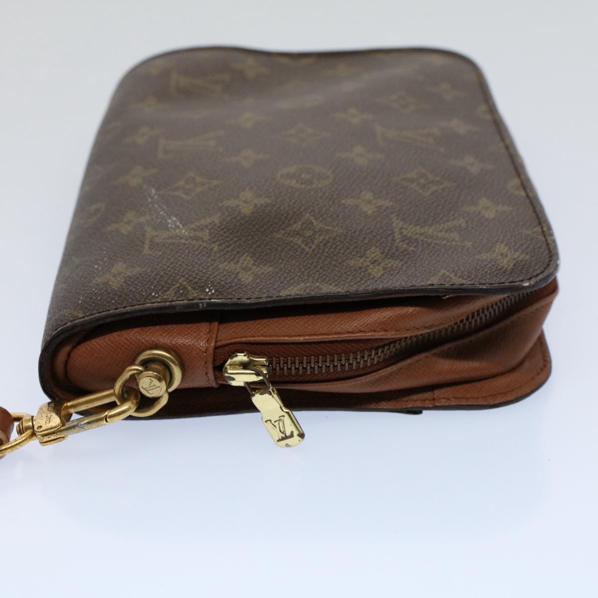 LOUIS VUITTON Monogram Orsay Clutch Bag M51790 LV Auth 54200