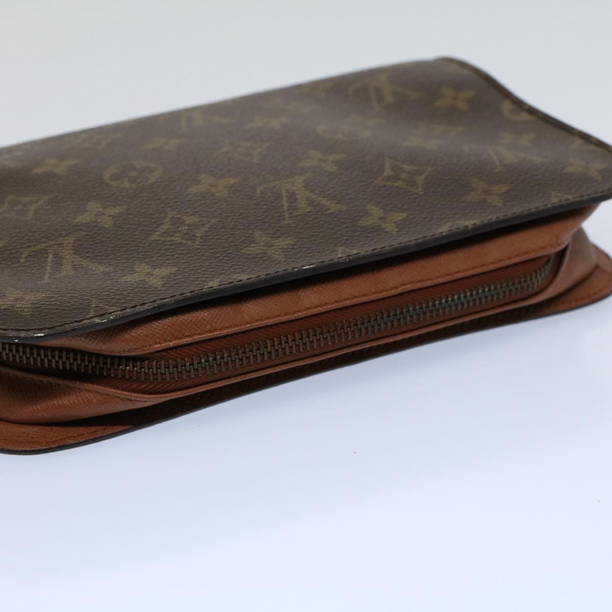 LOUIS VUITTON Monogram Orsay Clutch Bag M51790 LV Auth 54200