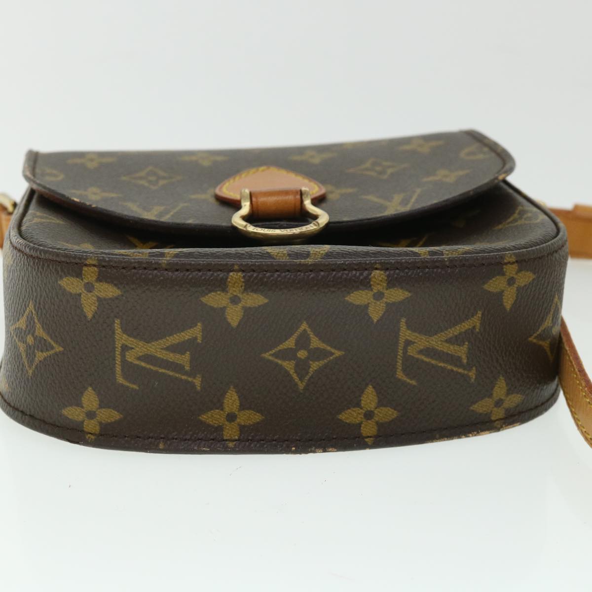 LOUIS VUITTON Monogram Saint Cloud PM Shoulder Bag M51244 LV Auth 54229