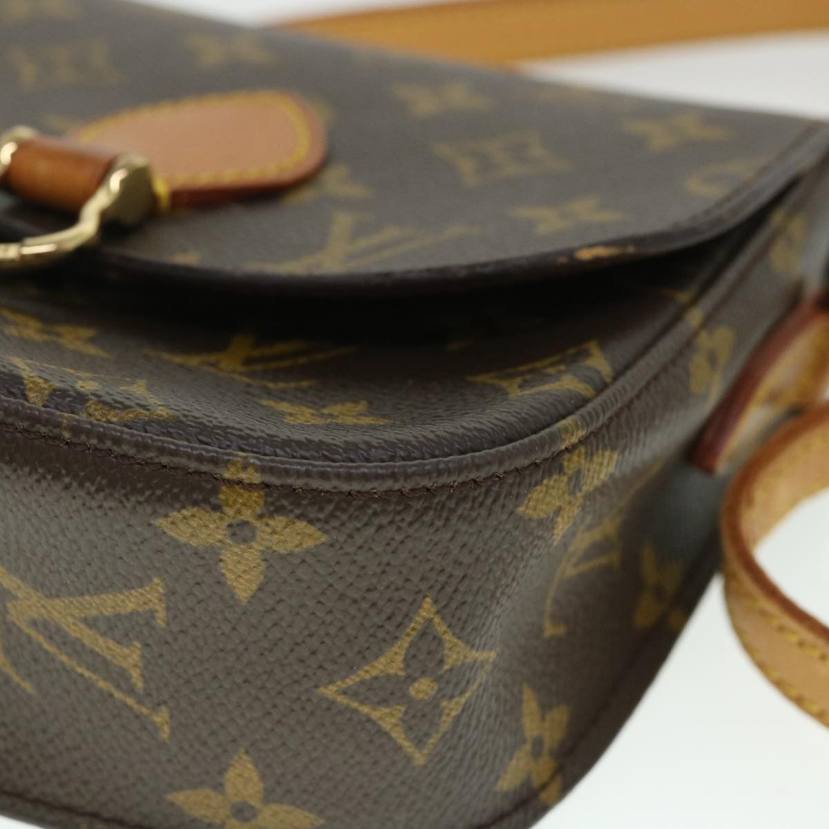 LOUIS VUITTON Monogram Saint Cloud PM Shoulder Bag M51244 LV Auth 54229