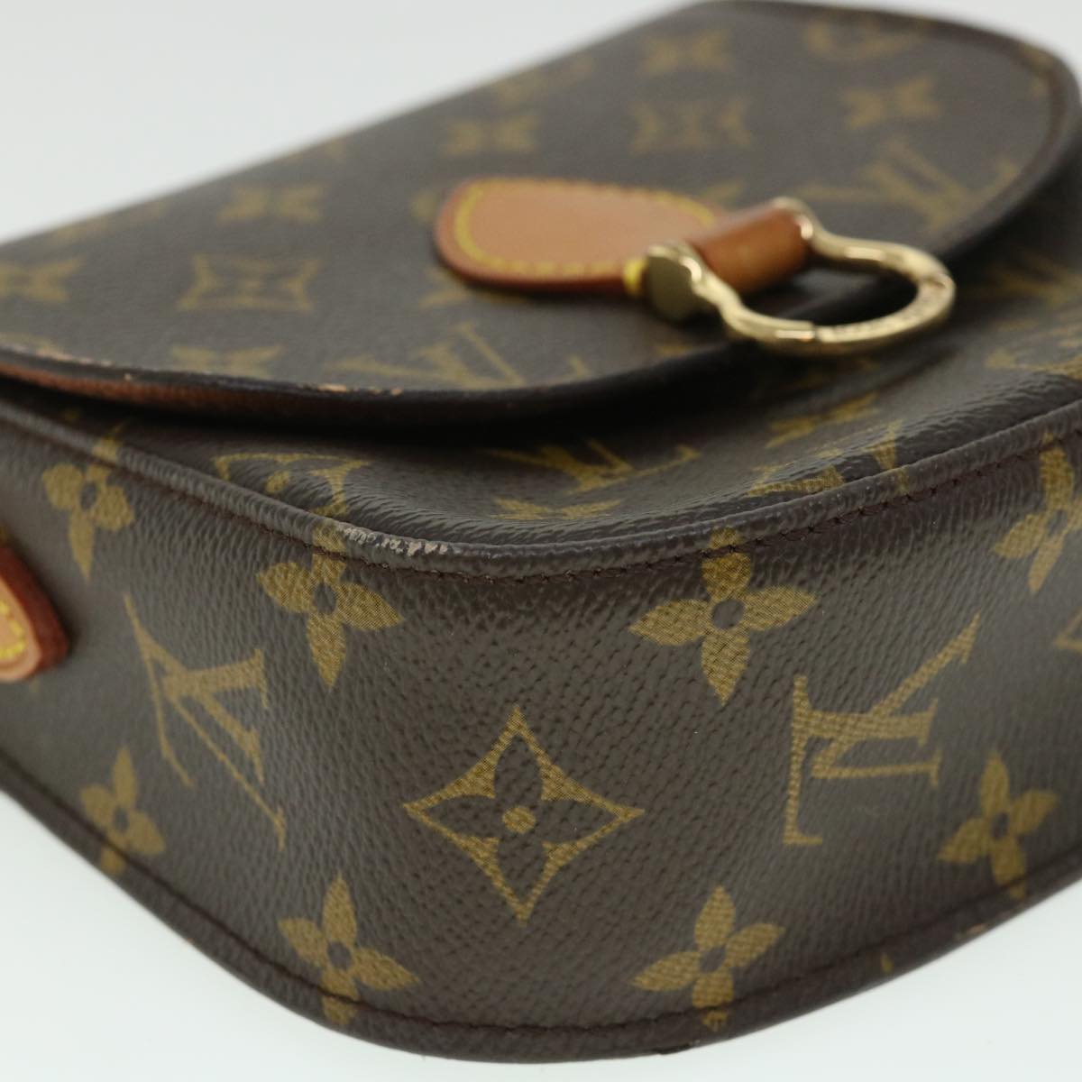 LOUIS VUITTON Monogram Saint Cloud PM Shoulder Bag M51244 LV Auth 54229