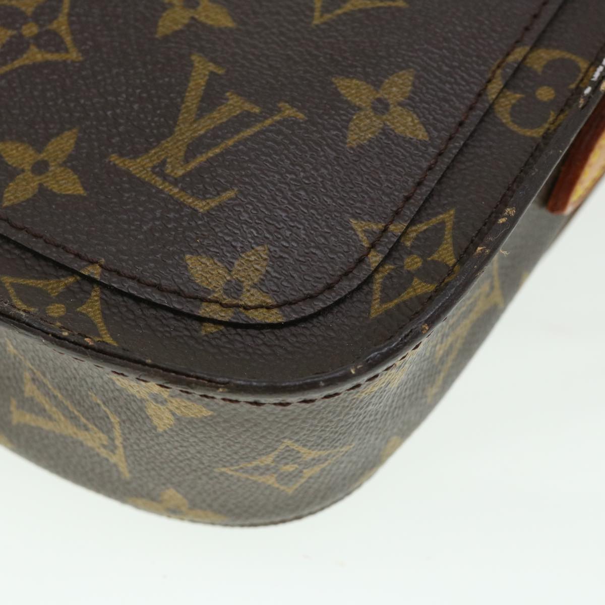 LOUIS VUITTON Monogram Saint Cloud PM Shoulder Bag M51244 LV Auth 54229