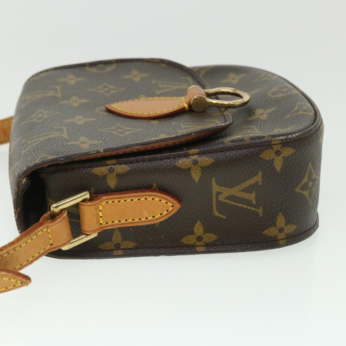 LOUIS VUITTON Monogram Saint Cloud PM Shoulder Bag M51244 LV Auth 54229