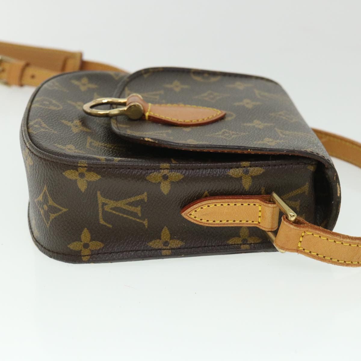 LOUIS VUITTON Monogram Saint Cloud PM Shoulder Bag M51244 LV Auth 54229