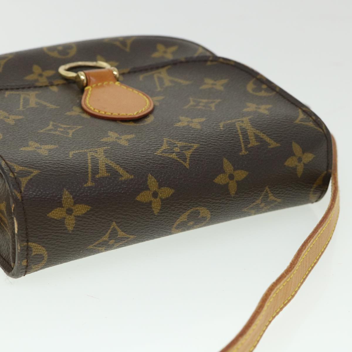 LOUIS VUITTON Monogram Saint Cloud PM Shoulder Bag M51244 LV Auth 54229