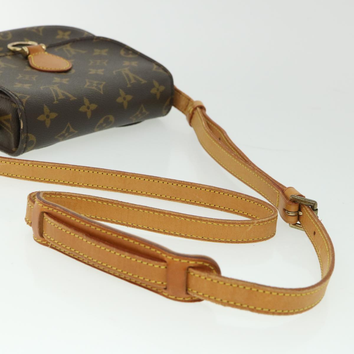 LOUIS VUITTON Monogram Saint Cloud PM Shoulder Bag M51244 LV Auth 54229