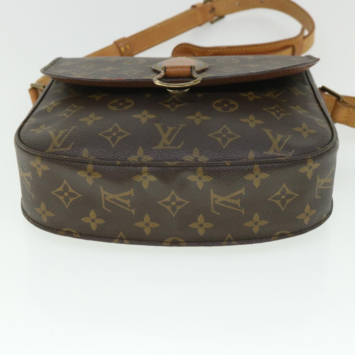 LOUIS VUITTON Monogram Saint Cloud GM Shoulder Bag M51242 LV Auth 54230