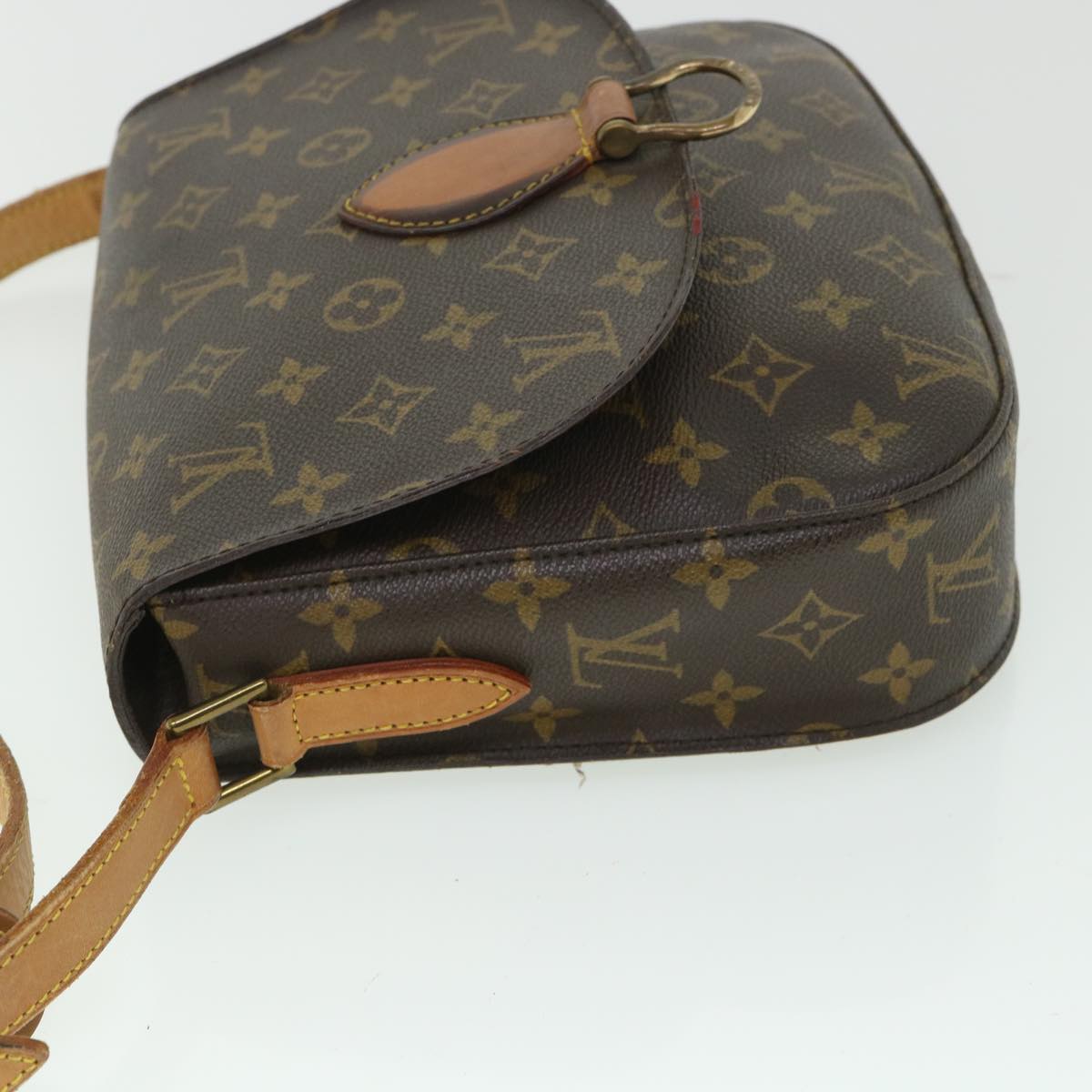 LOUIS VUITTON Monogram Saint Cloud GM Shoulder Bag M51242 LV Auth 54230