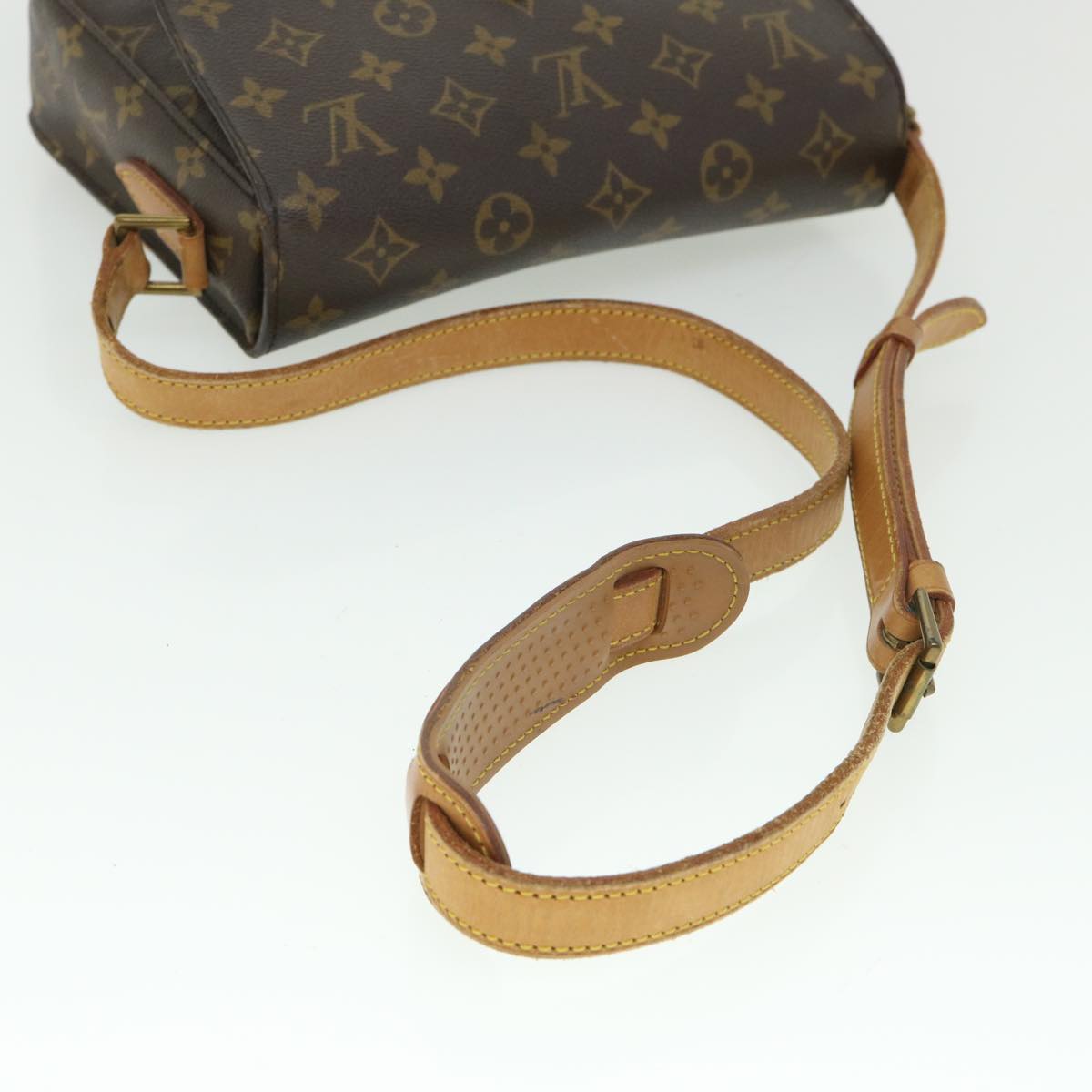 LOUIS VUITTON Monogram Saint Cloud GM Shoulder Bag M51242 LV Auth 54230