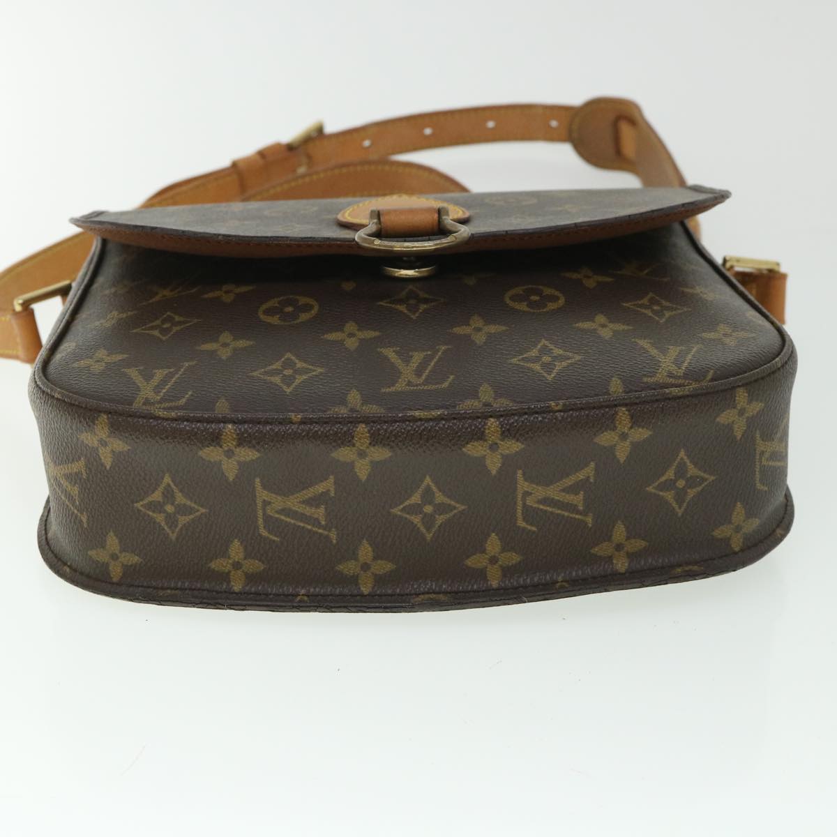 LOUIS VUITTON Monogram Saint Cloud GM Shoulder Bag M51242 LV Auth 54231