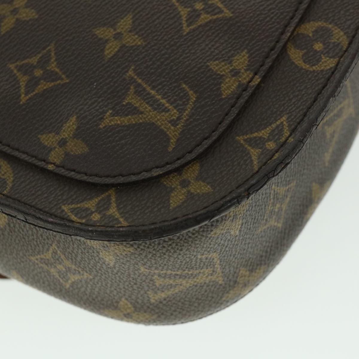 LOUIS VUITTON Monogram Saint Cloud GM Shoulder Bag M51242 LV Auth 54231