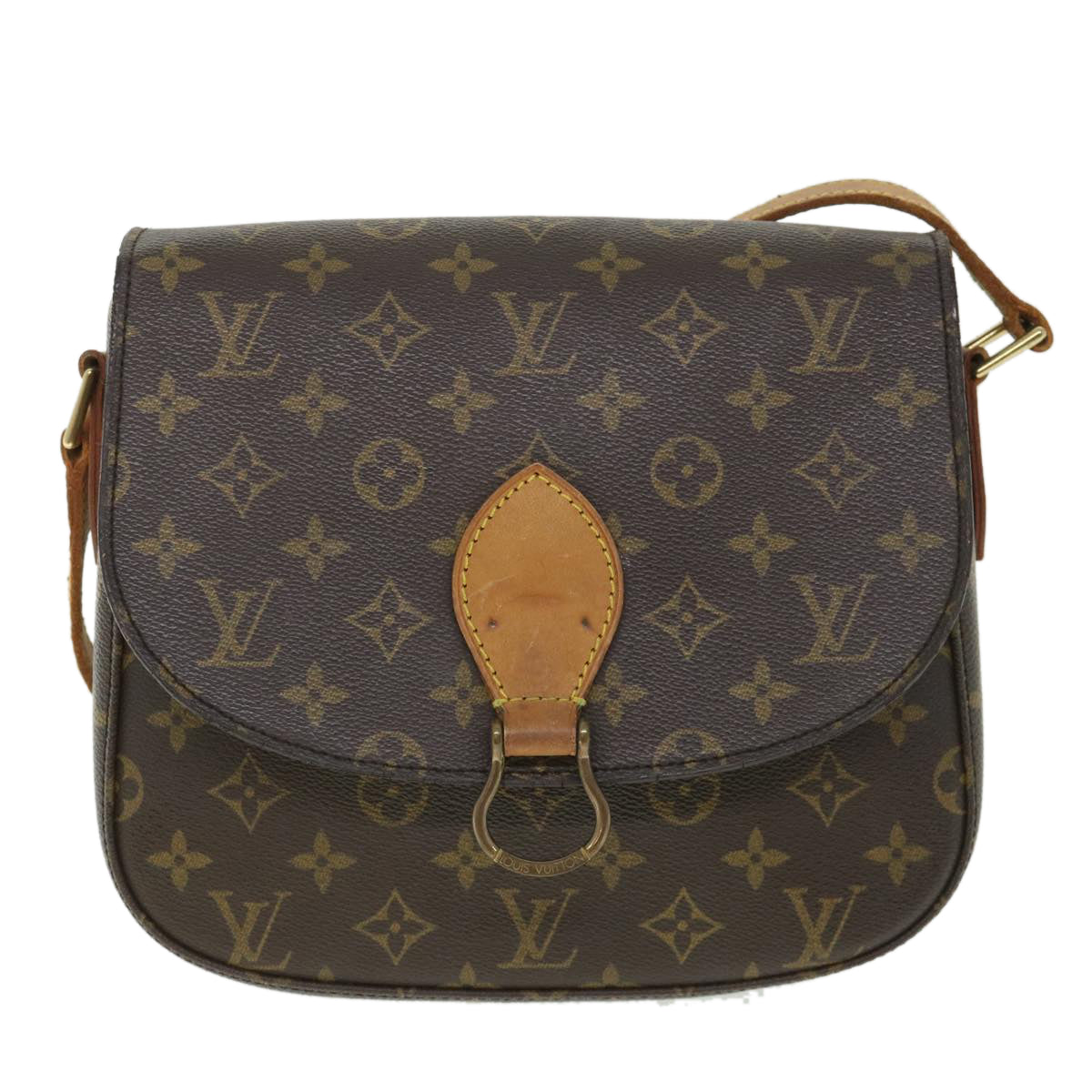 LOUIS VUITTON Monogram Saint Cloud GM Shoulder Bag M51242 LV Auth 54231 - 0